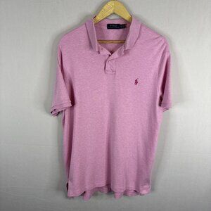 Polo Ralph Lauren Pink Polo Shirt Men’s XL Short Sleeve Classic Fit